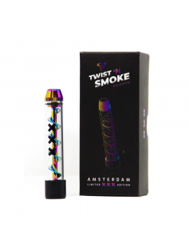 Twist 'n Smoke Twisted Glass Blunt Rainbow Amsterdam Special Edition