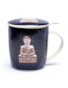 Infuseur à thé Mug Buddha Bleu -- 400 ml