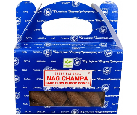 Satya Nag champa incense cones for fountain
